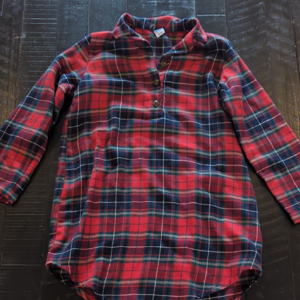 Plaid Flannel Nightgown